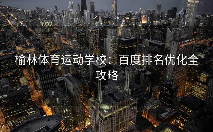 榆林体育运动学校：百度排名优化全攻略
