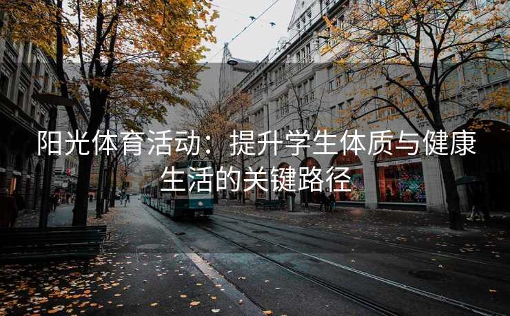 阳光体育活动：提升学生体质与健康生活的关键路径