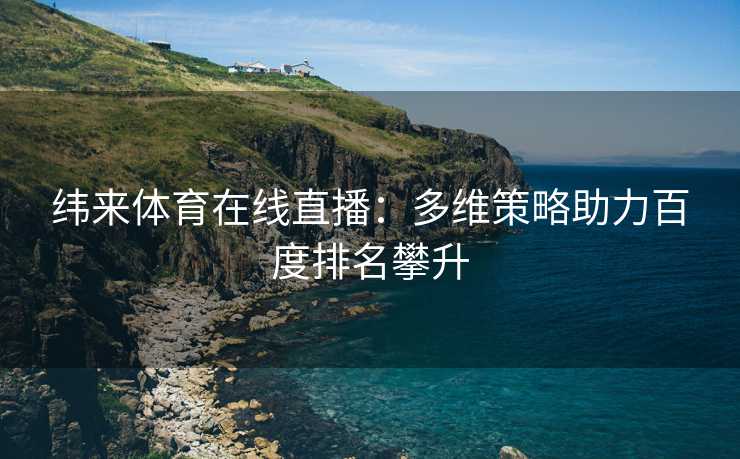 纬来体育在线直播：多维策略助力百度排名攀升