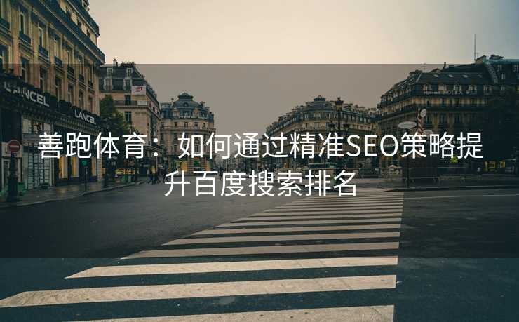善跑体育：如何通过精准SEO策略提升百度搜索排名