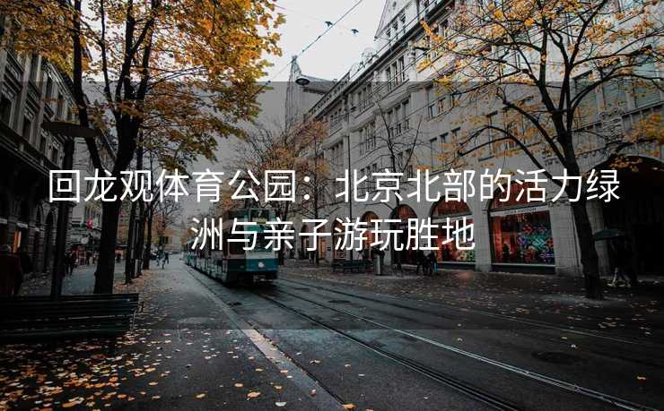 回龙观体育公园：北京北部的活力绿洲与亲子游玩胜地