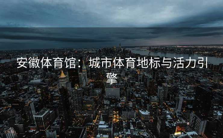 安徽体育馆：城市体育地标与活力引擎