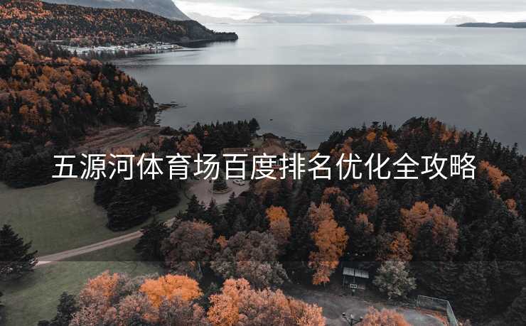 五源河体育场百度排名优化全攻略